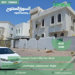  1 Pleasant Twin Villa For Rent In AL Khwair  REF 798MA 