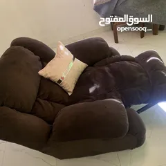  7 كرسي ريكلاينر عدد 2  مستورد امريكي بحالة الوكاله