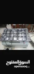  1 غاز وفرن وشفاط للمطبخ