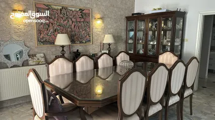  1 طقم سفره خشب 10 أشخاص