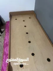  2 سرير مع درج سفلي (خشب تفصيل نوع ثقيل )