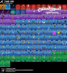  5 حساب فورت نايت فل معلومات ولا نقص .. الوصف مهم !