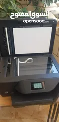  6 طابعات hp ملون مع سكانر وفاكس ويرلس وحبر فل