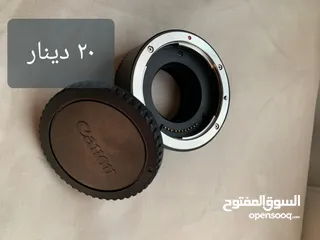  2 عدسات و اكسسوارات كانون