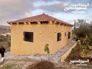  1 لقطه مزرعه مع بيت ريفي 48 الف قابل للتفاوض منطقه ريف جرش