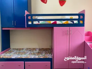  2 bunk bed with mattress