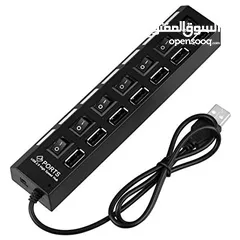  3 موزع USB 7 Port USB 2.0 Hi-Speed Hub