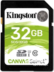  4 كرت ذاكرة لكميرات التصوير SD CARD 32GB