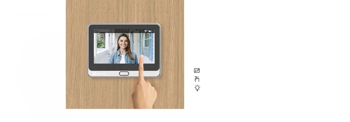  3 عين الباب واي فاي مع كاميرا EZVIZ DP2 – أمان وأناقة بلمسة واحدة!