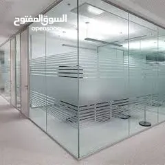  27 aluminium glass and wood cabinet