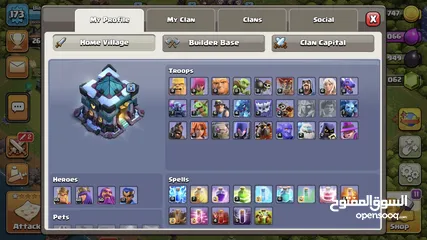  2 Clash of Clans Account Town Hall lvl 13