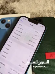  3 ايفون 13 256 جيبي نظيف جدا