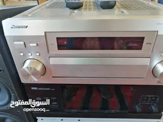  7 مضخم صوت نوع بايونير مسرح منزلي 7.1 Pioneer model VSX-D1011 نظام مسرح منزلي صوت محيطي