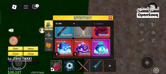  14 للبيع حساب بلوكس فروت قوي تقريبا كل شي في اللعبه blox fruit account strong for sell