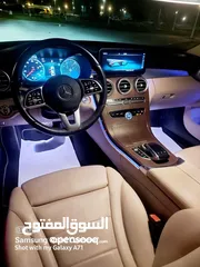  5 سيارة مرسيدس   4 Matic C300 / موديل 2020 لون أبيض  / الداخل لون بيج  فورماتيك ( دفع رباعي / فورويل )