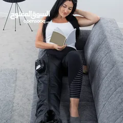 4 جهاز تدليك كامل الساق يو ريكوفري من آريس لاسلكي مع 6 أوضاع و4 مستويات شدة وبطارية 3000 شامل التوصيل