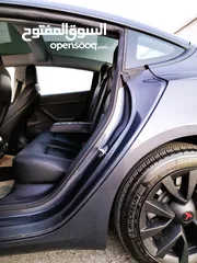  15 تيسلا 2023 MODEL 3 فحص كامل 4 جـيـد ممشى قليل 20 الف بحالة الوكالة لون فيراني مميز بسعر محرووق ولقطة