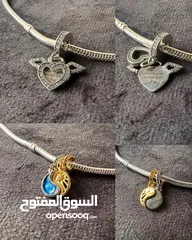  14 اكسسوارات باندورا بالجملة , بريميوم كواليتي طبق الأصل , مختوم باندورا ومختوم فضة الختم الأصلي