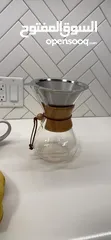  1 ماكينه قهوه مع فلاتر