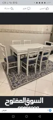  2  طاولات وكراسي الزان