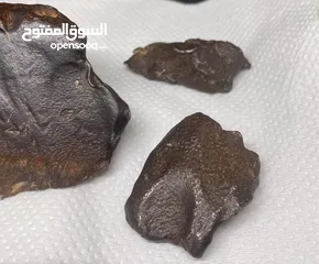  30 Jabal Kamel Hadidi meteorites, Tripoli, Libya, weight: one kilogram and 200 gram