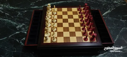  10 شطرنج تحفة ديكور من الخشب الفاخر