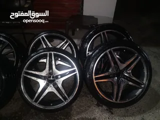  5 جنطات مرسيدس amg قياس 19 و 20