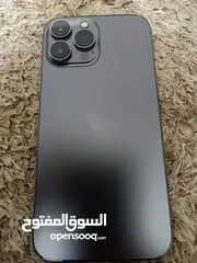  1 Iphone 13 pro max 256 black ايفون 13 برو ماكس 256 جيجا بحالة الوكاله بطاريه 92٪ ولا شخط