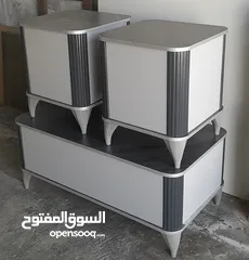  13 طاولات وسط مكون من ثلاث قطع خشب لامنيت 18م الون حسب الطلب مقاسات كبيره