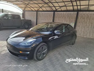  8 تيسلا موديل 3 بلاك اديشن اصلي 2023  بسعر مغري باسم المستورد