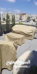  2 تفصيل اغطية و كفرات لاطقم الرتان والمراجيح الايطالي و عش البلبل والاثاث الخارجي من الشتاء والمطر