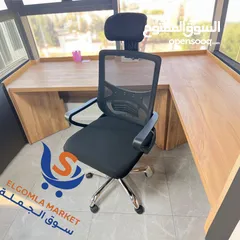  22 كرسي مدير هاي كوالتي كرسي مقعد فوم جك ايطالي كرسي للجلسات الطويلة مع مسند رقبة متحرك