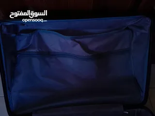  7 حقيبة سفر فخمة جديدة لون اسود حجم كبير