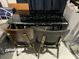  1 Dining Table with 2 chairs for sale