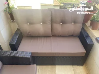  8 كنب تارتان 3 قطع بحالة الجديد