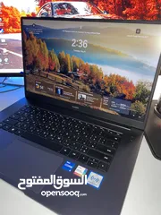  3 للبيع لابتوب Huawei أنيق وخفيف – معالج i5 الجيل 11 – شاشة FHD – حالة ممتازة بدل سعر 360 صار 320