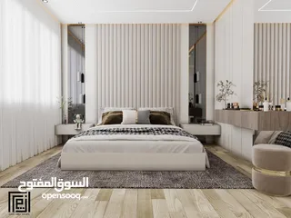  23 شقة مميزة بإطلالة مميزة مشطبة لغاية القصارة مع تصميم ديكور داخلي