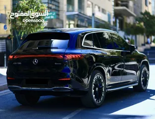 10 للبيع  مرسيدس MERCEDES EQS 580 SUV 4MATIC  موديل 2023  كهربائية بالكامل  7 مقاعد  فل كامل