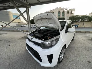  19 كيا بيكانتو وارد شركة كيا الأردن فحص كامل كرت ابيض  محرك 1250 ممشى قليل جدا