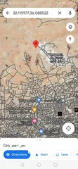  2 للبيع ارض الزرقاء الجديدة البتراوي الجنوبي  بجانب معامل الطوب   باعلى نقطة بالمن