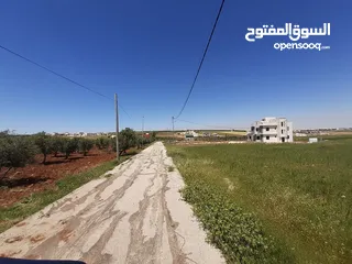  6 مادبا الفيصلية الجازل بمنطقة ( الفيحاء ) غرب مادبا قطعة زراعية مميزة بمنطقة فلل و هادئه بمساحة 4000م