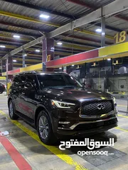  1 إنفنتي Qx80 2018 نضيف جداًً خالي من الحوادث