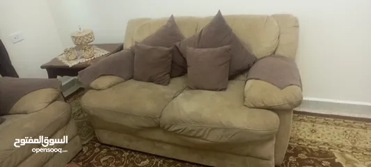  6 سفره ثلاث قطع مع طقم كنب الدب