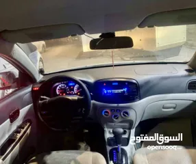  4 هونداي اكسنت 2010  متور 1.6 بنزين  سيارة شبه جديدة