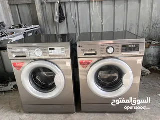  5 غسالات LG اتوماتيك 9كيلو و 10ونص و 12 كيلو