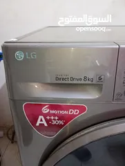  9 LG  INVERTER WASHING MACHINE