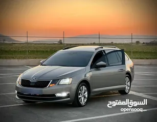  12 سكودا اكتافيا ستيشن 2019 اتوماتيك ماتور 2000 ديزل فل الفل  فتحة سقف بانوراما