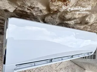  3 للتميز عنوان مكيف اوكس 2طن فل انفيرتر بحال الوكالة مشالله  ماتور هتاشي ياباني روديتر نحاسي دبل داخلي