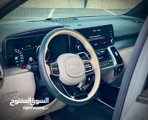  15 كايا سورينتو/2022 فل الفل  فتحة سقف بانوراما  4x4 ///240Hp بنزين + كهرباء  ( Haybrid) 1600cc