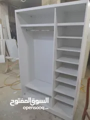  11 خزائن ملابس خشب لامنيت 18م او لاتيه حسب الطلب جميع المقاسات الون اختياري